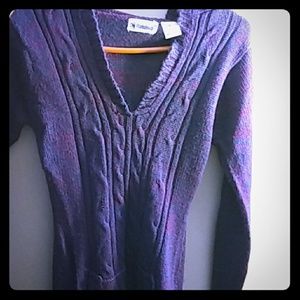 purple cute sweaterdress